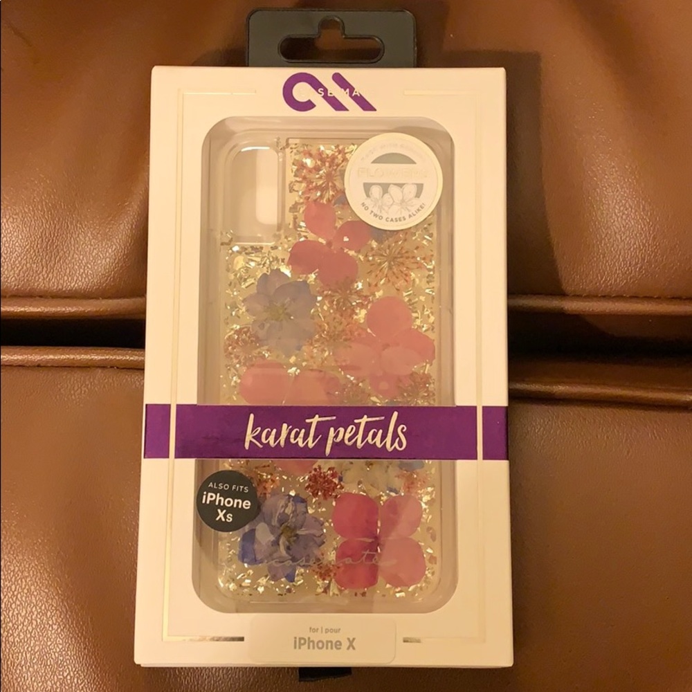 New casemate karat petals case flowers IPhone X/XS
